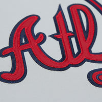 Atlanta Braves Greg Maddux Gray 1995 Throwback Authentic Jersey