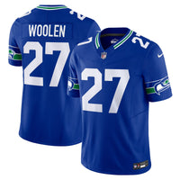Seattle Seahawks Tariq Woolen Royal Alternate Limited Jersey