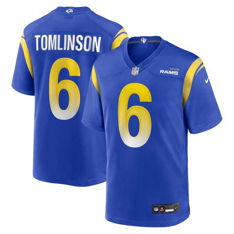 Los Angeles Rams Tre'Vius Hodges-Tomlinson Royal Team Game Jersey