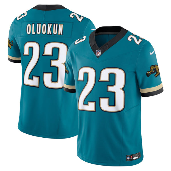 Jacksonville Jaguars Foye Oluokun Teal Prowler Throwback Limited Jersey