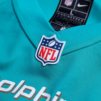 Miami Dolphins Rashard Lawrence Aqua Team Game Jersey