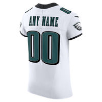 Philadelphia Eagles White Elite Custom Jersey
