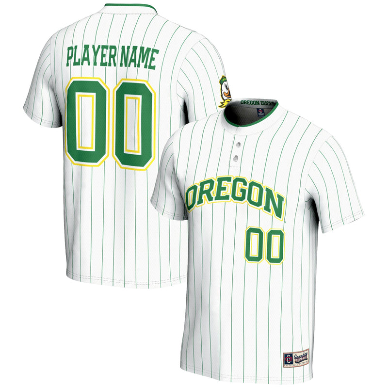 Oregon Ducks NIL Pick-A-Player Lightweight Softball Jersey - White