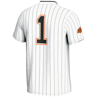#1 Oklahoma State Cowboys Lightweight Softball Jersey - White