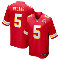 Kansas City Chiefs Red 2026 NFL Draft First Round Pick No. 6 Team Game Jersey