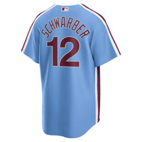 Philadelphia Phillies Kyle Schwarber Light Blue Alternate, 1st Replica Jersey