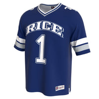 Rice Owls Lightweight Collegiate Football Fashion Jersey - Navy