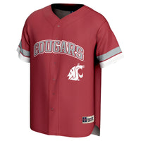 Washington State Cougars Spirit Baseball Jersey - Crimson