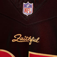 San Francisco 49ers The Faithful Black 2025 Rivalries Collection Stitched Limited Jersey
