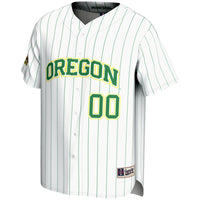 Oregon Ducks NIL Pick-A-Player Lightweight Baseball Jersey - White