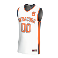 Syracuse Orange Lightweight Collegiate Basketball NIL Pick-A-Player Fashion Jersey - White