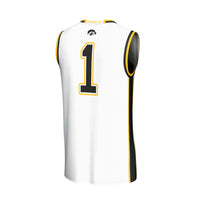 Iowa Hawkeyes Lightweight Collegiate Basketball Fashion Jersey - White
