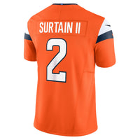 Denver Broncos Patrick Surtain II Orange Team Limited Jersey