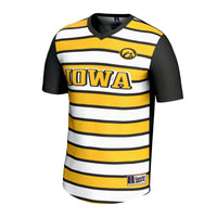 Iowa Hawkeyes Lightweight Collegiate Soccer Fashion Jersey - Black