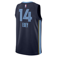 Memphis Grizzlies Icon Swingman Jersey - Navy - Zach Edey