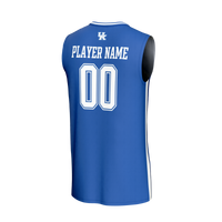 Kentucky Wildcats Lightweight Collegiate Basketball NIL Pick-A-Player Fashion Jersey - Royal