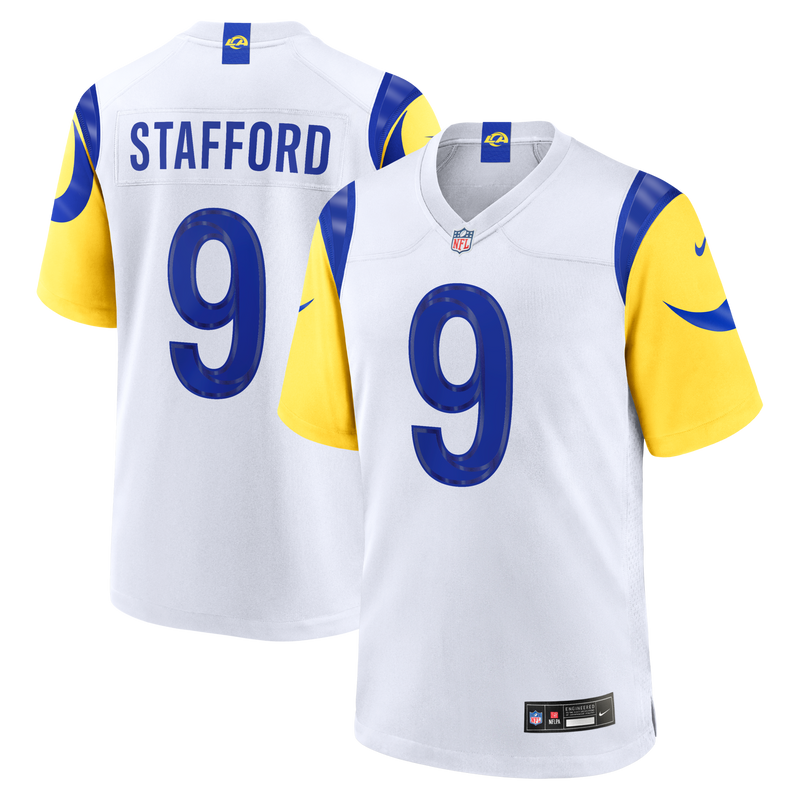 Los Angeles Rams Matthew Stafford White White Game Player Jersey
