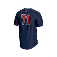 #71 Liberty Flames Lightweight Soccer Fashion Jersey - Navy