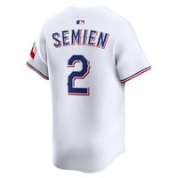 Texas Rangers Marcus Semien White Home Limited Player Jersey
