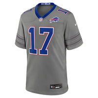 Buffalo Bills Josh Allen Gray Nickel City Game Jersey