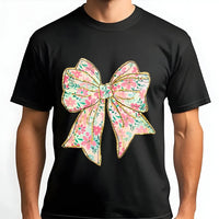 Coquette Bow T-Shirt | Aesthetic Floral Ribbon Graphic | 100% Cotton Premium Tee | Trendy Gift For Her