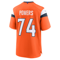 Denver Broncos Ben Powers Orange Team Game Jersey