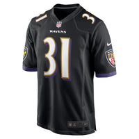Baltimore Ravens Jamal Lewis Black Retired Player Alternate Game Jersey