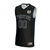 Utah State Aggies NIL Pick-A-Player Lightweight Basketball Jersey - Black