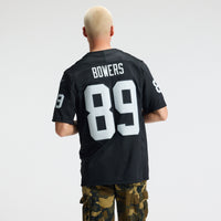 Las Vegas Raiders Brock Bowers Black Team Stitched Limited Jersey
