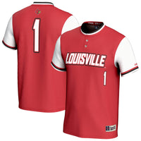 Louisville Cardinals Lightweight Softball Fashion Jersey - Red