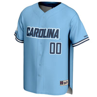 North Carolina Tar Heels NIL Pick-A-Player Baseball Lightweight Jersey - Carolina Blue