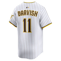 San Diego Padres Yu Darvish White Home Limited Player Jersey