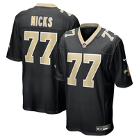 New Orleans Saints Carl Nicks Black Game Retired Player Jersey