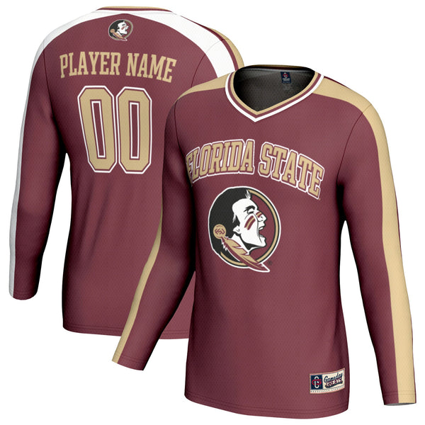 Florida State Seminoles NIL Pick-A-Player Lightweight Collegiate Volleyball Fashion Jersey - Garnet
