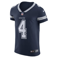 Dallas Cowboys Dak Prescott Navy Elite Player Team Jersey