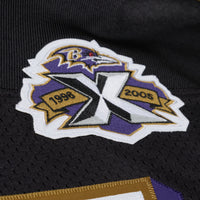 Baltimore Ravens Deion Sanders Black 2005 Authentic Throwback Jersey