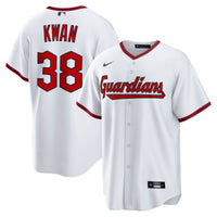 Cleveland Guardians Steven Kwan White Home Replica Jersey