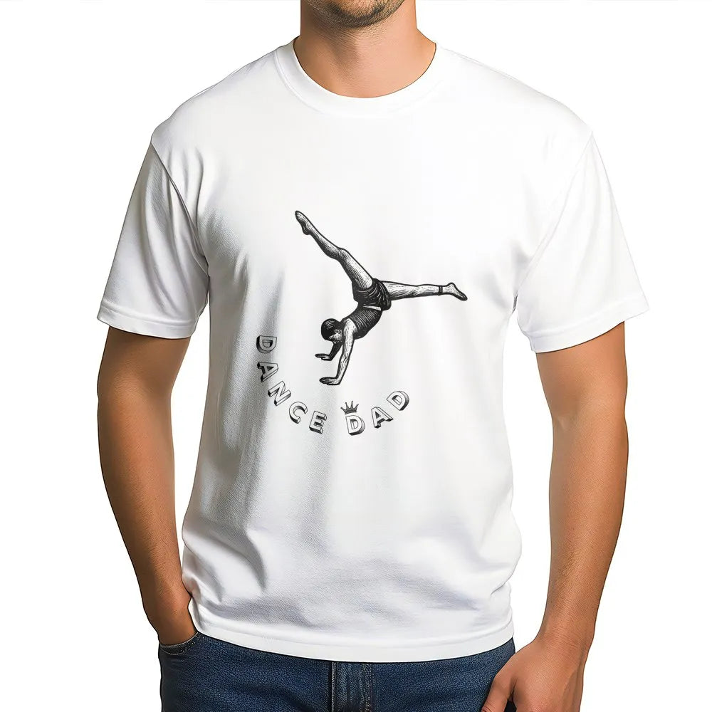 Dance Dad T-Shirt | Gymnast Graphic Sweatshirt | Premium Cotton Blend | Father's Day Gift for Proud Dads