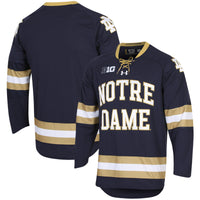 Navy Notre Dame Fighting Irish Replica Hockey Jersey