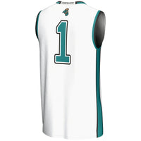 Coastal Carolina Chanticleers #1 Basketball Jersey - White
