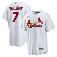 St. Louis Cardinals Matt Holliday White Home Retired Player Replica Jersey