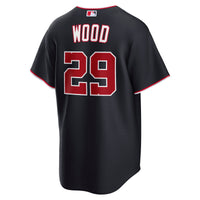 Washington Nationals James Wood Navy Alternate Replica Jersey