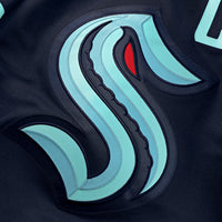Seattle Kraken Philipp Grubauer Deep Sea Blue Home Premium Jersey