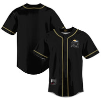 Kennebec Valley Community College Lightweight Baseball Jersey - Black
