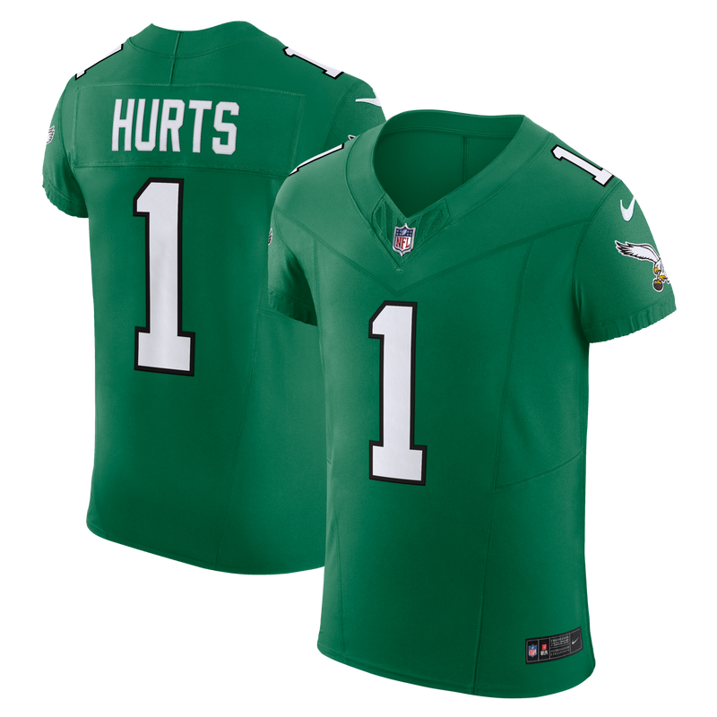 Philadelphia Eagles Jalen Hurts Kelly Green Alternate Elite Jersey