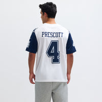 Dallas Cowboys Dak Prescott White Color Rush Limited Jersey