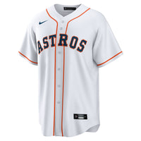 Houston Astros Cristian Javier White Home Replica Jersey