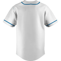 Mid Michigan College Lightweight Baseball Jersey - White
