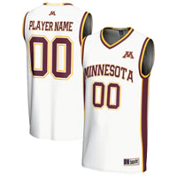 Minnesota Golden Gophers NIL Pick-A-Player Lightweight Basketball Fashion Jersey - White