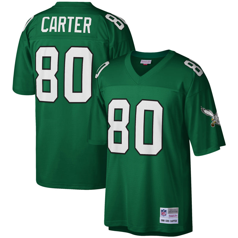Philadelphia Eagles Cris Carter Kelly Green Legacy Replica Jersey